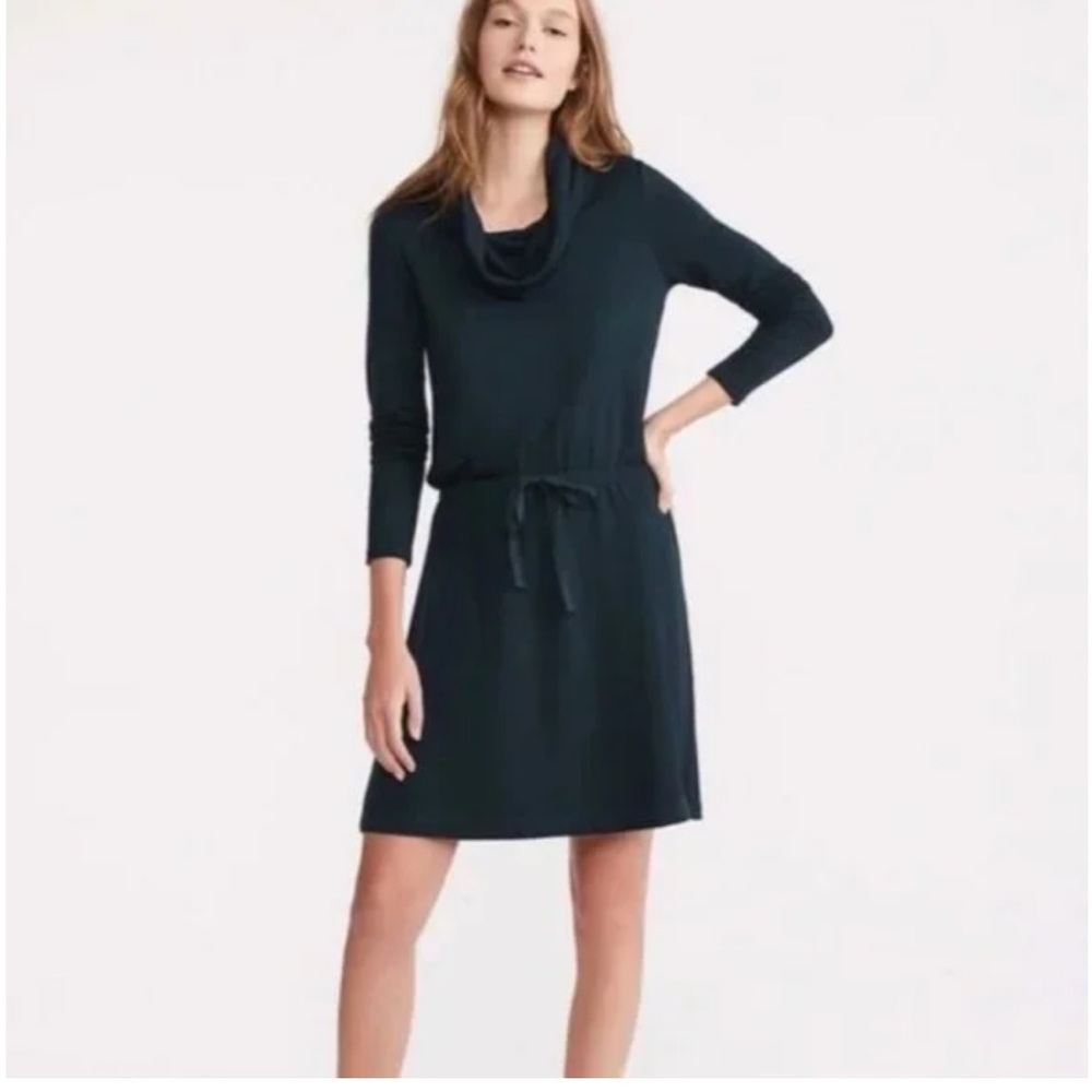 Lou & Grey for LOFT | NWT Soft-Blend Drawstring Cowl Dress | Women’s Large